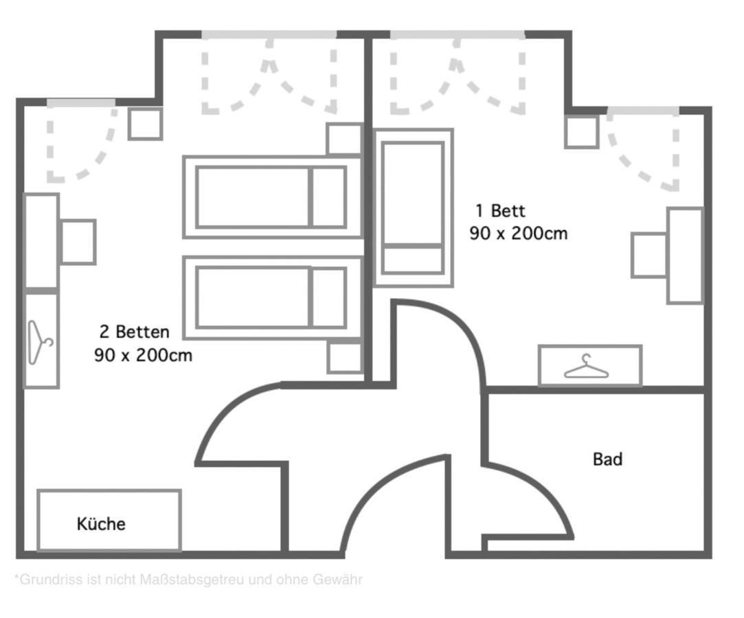 2 Zimmer Apartment Mit Bis Zu 4 Einzelbetten In Der Land Of Living Kelheim Ngoại thất bức ảnh